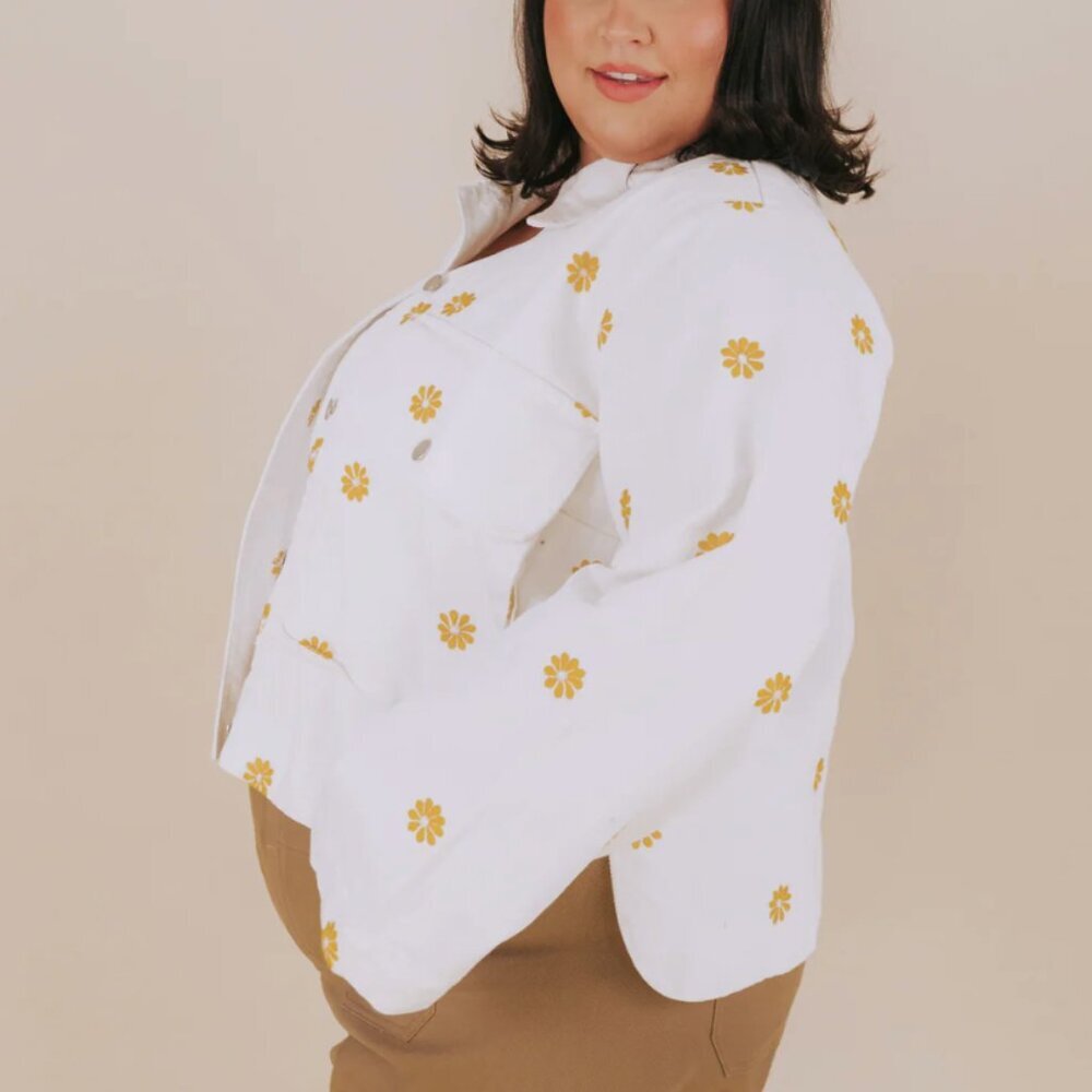 Davi & Dani Learn to Fly Denim Jacket - NWT! - Picture 3 of 9